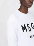 Толстовка с логотипом MSGM, белый - фото 3