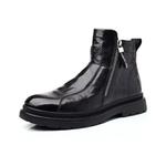 LUNMADENG Черно-коричневые мужские ботинки Black/Brown - фото 3