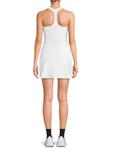 Мини-платье для тенниса со спиной-борцовкой DKNY, белый - фото 2