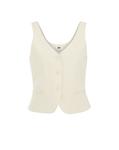 Жилет WE Studio, натуральный белый - фото