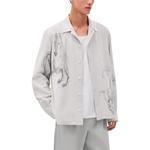 Кожаная куртка мужская cement HERMES, Cement - фото 3