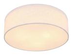 Потолочный светильник Globo, 40x12 см, белый/бежевый - фото