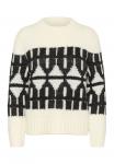 Джемпер InWear TEIIW PULLOVER, Light Lurex Fairisle/White - фото 7