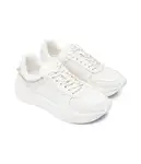 Кожаные кроссовки Armani Exchange, бежевый - фото 3