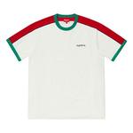 Футболка ss19 shoulder stripe terry ss top tee Supreme, белый - фото