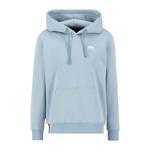Худи Alpha Industries Basic Small Logo, серый - фото