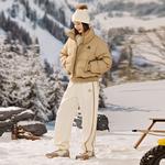 Пуховик женский хаки - 602 Kappa - фото 4