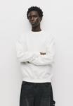 Толстовка PULL&BEAR ROUND NECK, White - фото