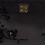 MIU MIU Шелковая мини-сумка через плечо women's black - фото 4