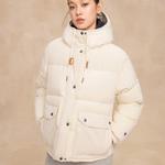 Champion Женская пуховая куртка, Ecru - фото 3