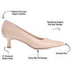 Туфли Journee Collection лодочки ретро, бежевый - фото 2