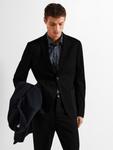 Приталенный пиджак от костюма SELECTED HOMME Delon, черный - фото 4