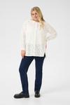 Блуза KAFFE CURVE Salina, белый - фото 3
