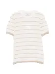 Футболка в полоску Max Mara, белый - фото