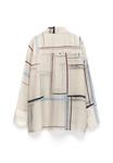 Блуза ADOLFO DOMINGUEZ PRINTED OVERSIZE , Blue Off White Grey Checks/Multi-Coloured - фото 6