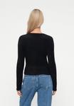 Топ ONLY ONLVIOLA ROUND NECK TOP, Black - фото 3