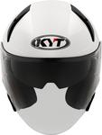 Шлем KYT ttr-jet plain jet, White - фото 2