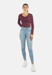 Топ Normani Long sleeved top, Burgund/Bordeaux - фото