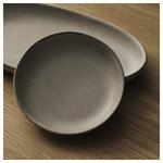 Сервировочная тарелка, набор из 2 шт IKEA, серый - фото 4