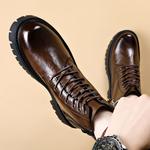 Ботинки Crew Martin мужские LUOMAIKE, коричневый - фото 9