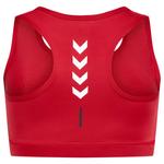 Спортивный топ Hummel Curvy Plus с надписью, красный - фото 2