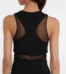 Мидское платье с сетчатыми вставками Stella McCartney - фото 5