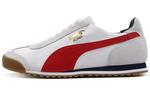 Кроссовки Puma Roma Unisex, белый/красный - фото