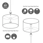 Абажур Home sweet home collection, серо-коричневый - фото 2