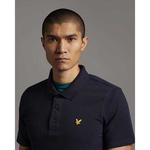 Поло Lyle & Scott Core, синий - фото 4