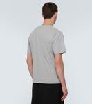 Футболка cassandre из хлопкового пике Saint Laurent, серый - фото 4