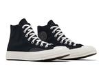 Кроссовки Converse Chuck 70 Luxe High 'Black Dark Matter Fuzzy Laces', черный - фото 9