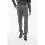 Шерстяные брюки LEADER Regular Fit Corneliani, Gray - фото