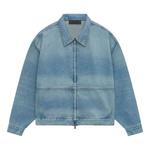 Куртка ss25 denim trucker jacket Fear Of God Essentials, синий - фото