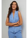 Жилет Le Monde du Lin, светло-синий - фото