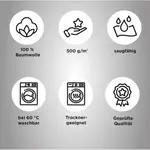 Полотенце для душа Siena с каймой Dyckhoff, Rosenholz - фото 3