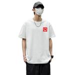 Футболка унисекс MINISO, хаки (M22 Radiant Smile Chest Logo) - фото 10