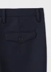 Мягкие эластичные брюки из саржи Paul Smith, цвет Navy - фото 6