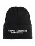 Шапка Armani Exchange, черный - фото