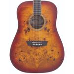 Акустическая гитара Washburn DFBDA Deep Forest Burl Dreadnought Acoustic Guitar, Amber Fade - фото 2