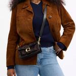 Сумка через плечо из телячьей кожи COACH, basic set (bag+dust bag) - фото 7