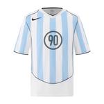 Полосатая футболка 90 Nike, белый - фото