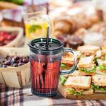 2 стакана для напитков Relaxdays, серый - фото 4