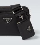 Сумка через плечо из кожи Saffiano Prada, черный - фото 6