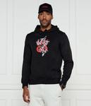 Толстовка Hugo Daltorreson, черный / красный - фото