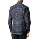 Рубашка Barocco с принтом VERSACE, синий - фото 5