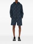 Шорты в клетку Vintage Check Burberry, синий - фото 2