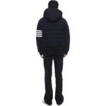 Полосатая толстовка с капюшоном THOM BROWNE, Морской синий - фото 7