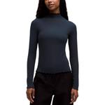 Hold Tight Lettuce-Edge Turtleneck Sweater Women's Lululemon, Ecru/Bone - фото 6