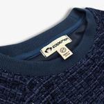 Девушки металлик бархатный свитер в темно-синем Appaman - фото 3