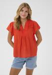 Блуза KAKARLI Kaffe, оранжевый - фото
